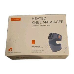 Cordless Knee Massager with Heat Vibration for Pain Relief, MAXwarm 4.0